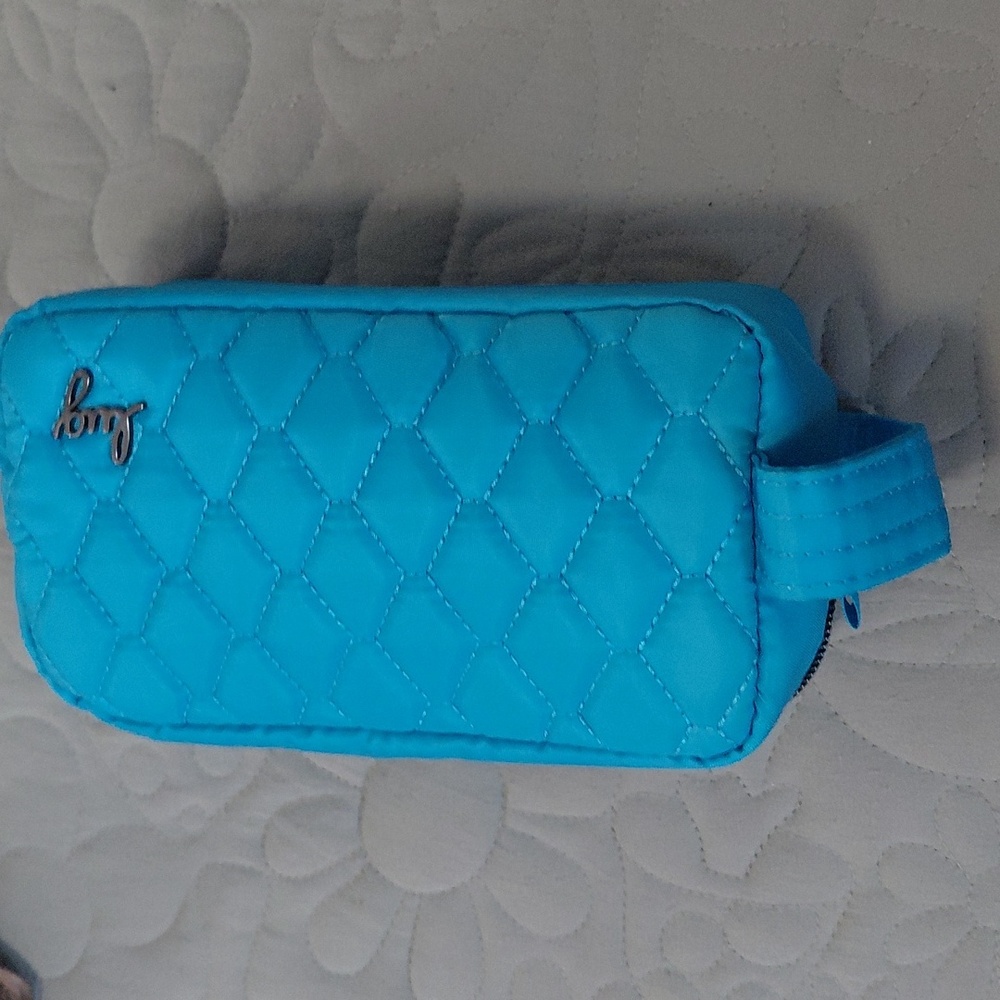 Lug Turquoise Quilted Accessory Case